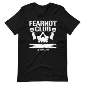 Fearnot Le Sserafim Club Retro Kpop Inspired Graphic Unisex Fan Style T-Shirt